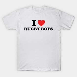 I Love Rugby Boys T-Shirt